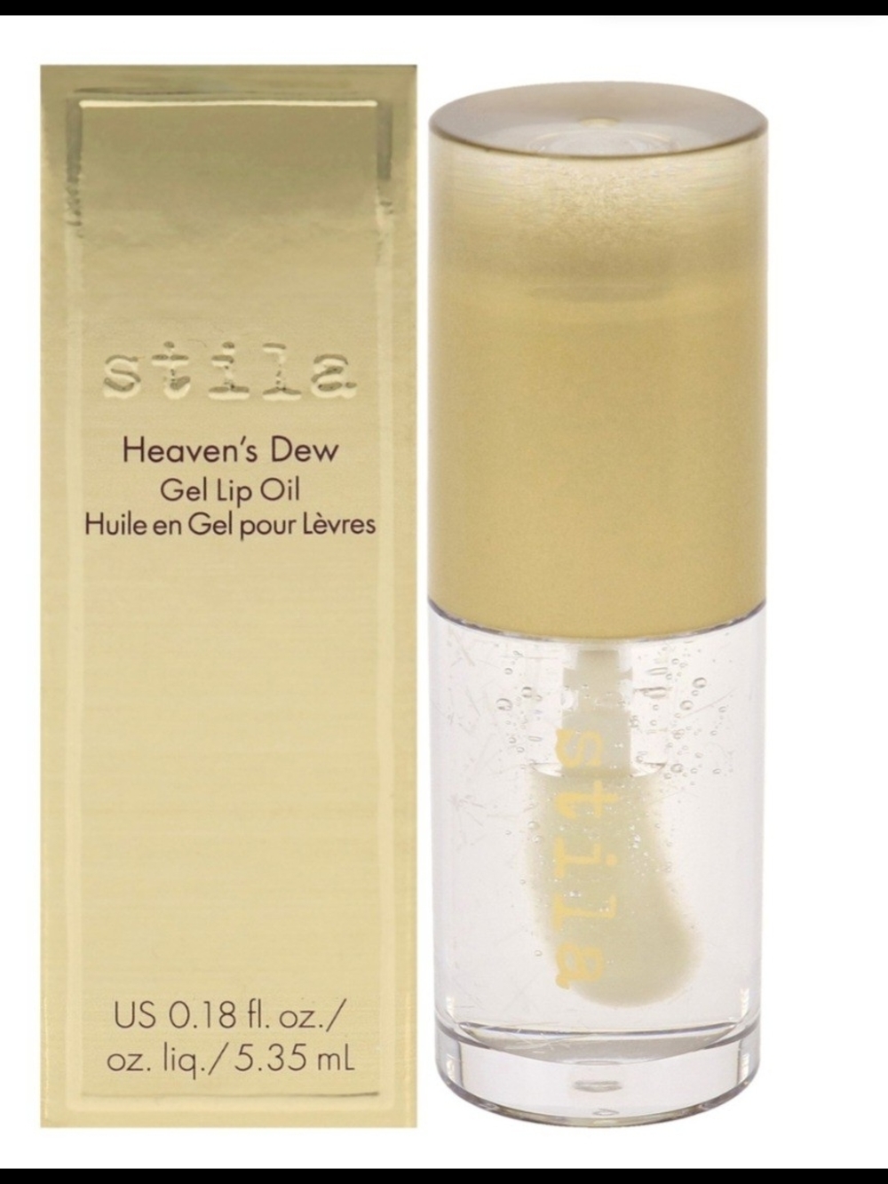 Stila Clear Lip Gloss with Gold Cap - Transparent Shine - Picture 2 of 4